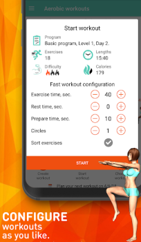 Descargar Aerobics workout at home Salud y estado fisico para Android captura de pantalla 4