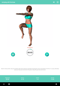 Descargar Aerobics workout at home Salud y estado fisico para Android captura de pantalla 6