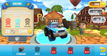 Descargar Cartoon Hot Racer 3D Raza para Android captura de pantalla 2