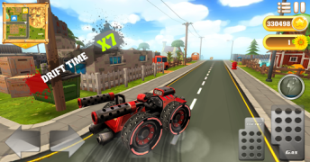 Descargar Cartoon Hot Racer 3D Raza para Android captura de pantalla 3