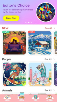 Descargar Color Master: Coloring Games Entretenimiento para Android captura de pantalla 2
