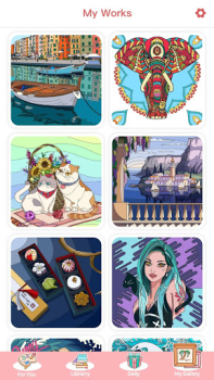 Descargar Color Master: Coloring Games Entretenimiento para Android captura de pantalla 5