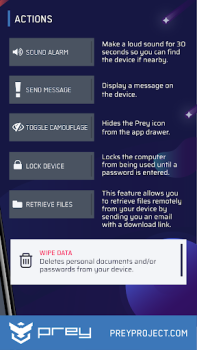 Descargar Prey: Rastreo y Seguridad Herramientas para Android captura de pantalla 6