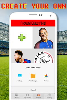 Descargar Football Logo Coloring By Number Rompecabezas para Android captura de pantalla 7
