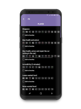 Descargar Cheats for GTA 5 on PS/XBOX/PC Entretenimiento para Android captura de pantalla 2