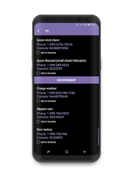 Descargar Cheats for GTA 5 on PS/XBOX/PC Entretenimiento para Android captura de pantalla 4