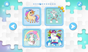 Descargar Unicornio Rompecabezas para Niños Rompecabezas para Android captura de pantalla 2