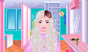 Descargar Juego Chicas Hair Salon Juegos casuales para Android captura de pantalla 2