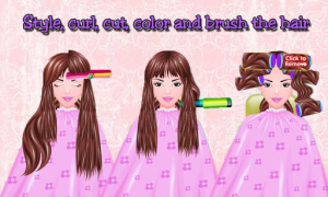 Descargar Juego Chicas Hair Salon Juegos casuales para Android captura de pantalla 3