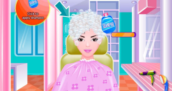 Descargar Juego Chicas Hair Salon Juegos casuales para Android captura de pantalla 5