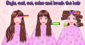 Descargar Juego Chicas Hair Salon Juegos casuales para Android captura de pantalla 7