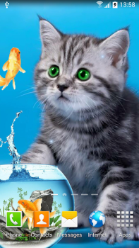 Descargar Cat Live Wallpaper Personalización para Android captura de pantalla 5