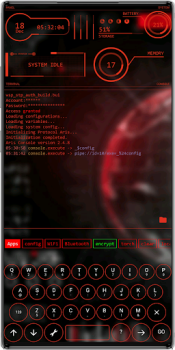 Descargar Aris Launcher, Hacker Style UI Personalización para Android captura de pantalla 4