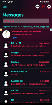 Descargar Messages - Texting OS 18 Comunicación para Android captura de pantalla 3