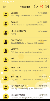 Descargar Messages - Texting OS 18 Comunicación para Android captura de pantalla 4