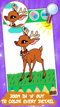 Descargar Libro Colorear Niños: Animales Entretenimiento para Android captura de pantalla 3