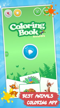 Descargar Libro Colorear Niños: Animales Entretenimiento para Android captura de pantalla 4