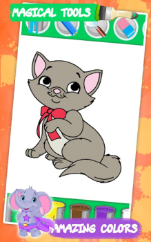 Descargar Libro Colorear Niños: Animales Entretenimiento para Android captura de pantalla 6