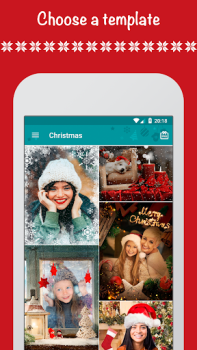 Descargar Christmas Photo Frames & Cards Foto para Android captura de pantalla 4