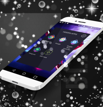 Descargar Lanzador Tema Negro Personalización para Android captura de pantalla 4