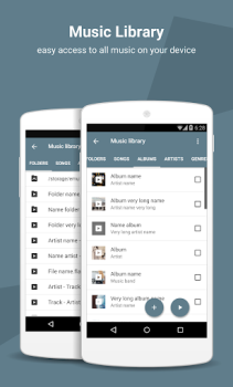 Descargar NRG Player de la música Música y audio para Android captura de pantalla 4