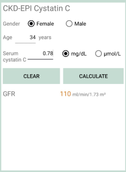 Descargar Calculadora eGFR Medicamento para Android captura de pantalla 4