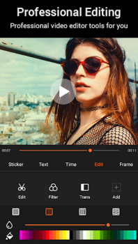 Descargar Beauty Video - Video Editor Editores y reproductores de video para Android captura de pantalla 2