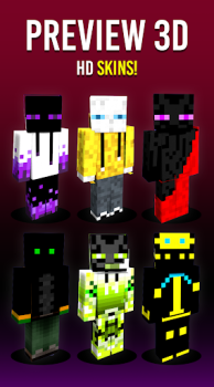 Descargar Enderman Skins NEW Entretenimiento para Android captura de pantalla 5
