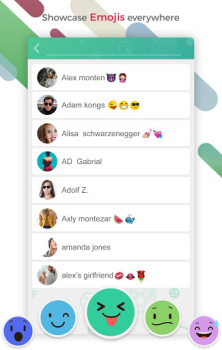 Descargar Emoji Contact Maker Comunicación para Android captura de pantalla 2