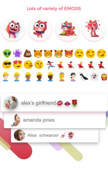 Descargar Emoji Contact Maker Comunicación para Android captura de pantalla 4