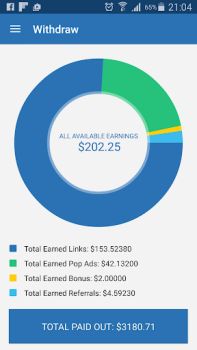 Descargar AdFly - Paid URL Shortener Herramientas para Android captura de pantalla 4