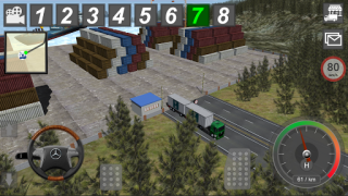 Descargar Mercedes Benz Truck Simulator Simuladores para Android captura de pantalla 3
