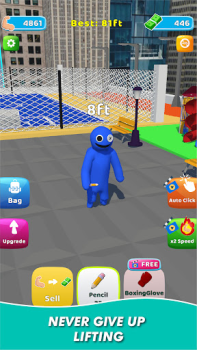Descargar Maestro levantamento héroes 3D Juegos casuales para Android captura de pantalla 5
