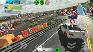 Descargar Car Drivers Online: Fun City Raza para Android captura de pantalla 4