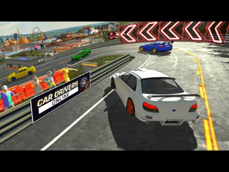 Descargar Car Drivers Online: Fun City Raza para Android captura de pantalla 8