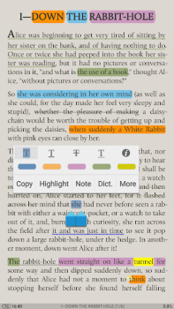 Descargar Moon+ Reader Libros y referencia para Android captura de pantalla 3