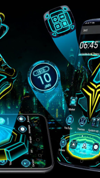 Descargar 3D тема запуска Железного человека Personalización para Android captura de pantalla 2