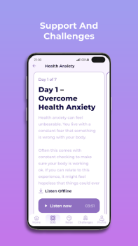 Descargar Dare: Anxiety & Panic Attacks Salud y estado fisico para Android captura de pantalla 7