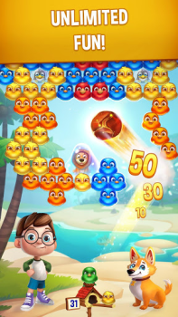 Descargar Bubble Birds V - Color Birds Shooter Rompecabezas para Android captura de pantalla 2