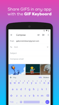 Descargar GIPHY: GIFs, Stickers & Clips Editores y reproductores de video para Android captura de pantalla 6