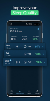 Descargar Sleepzy: Análisis del sueño Estilo de vida para Android captura de pantalla 5