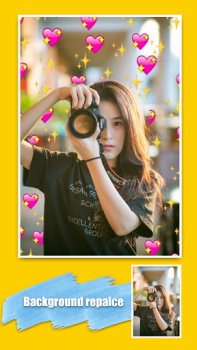 Descargar Emoji background changer Foto para Android captura de pantalla 2