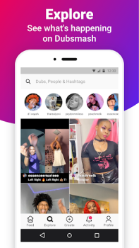 Descargar Dubsmash Editores y reproductores de video para Android captura de pantalla 3