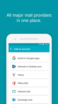 Descargar Aqua Mail: rápido y seguro Comunicación para Android captura de pantalla 2