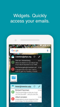 Descargar Aqua Mail: rápido y seguro Comunicación para Android captura de pantalla 7