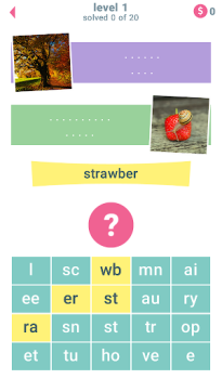 Descargar 2 pistas: palabras y sílabas Juegos de palabras para Android captura de pantalla 2