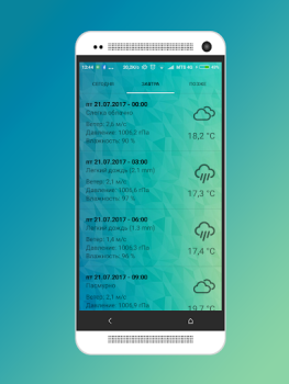 Descargar Погода в Бресте Clima para Android captura de pantalla 2