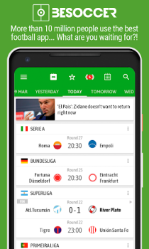 BeSoccer  Resultados de Fútbol