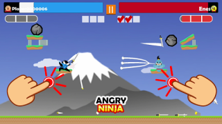 Descargar Salto Ninja Party 2 jugador Arcada para Android captura de pantalla 4