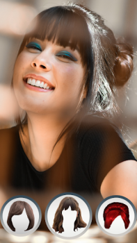 Descargar Flequillo Falso Para Fotos Belleza para Android captura de pantalla 7